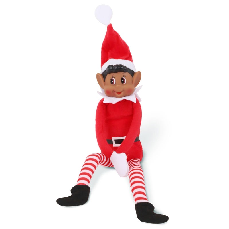 Elves Behavin Badly Christmas Elf Behaving Badly Plush Toy Novelty Long Bendy Naughty Boy Christmas Elves Doll 12 Inches Brown Elf - Image 2
