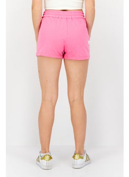 BB Dakota by Steve Madden Women Printed Drawstring Basic Shorts, Pink  - Image 2