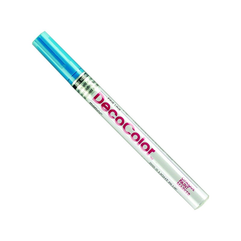 UCHIDA 200C10 Marvy Deco Color Fine Point Paint Marker Light Blue