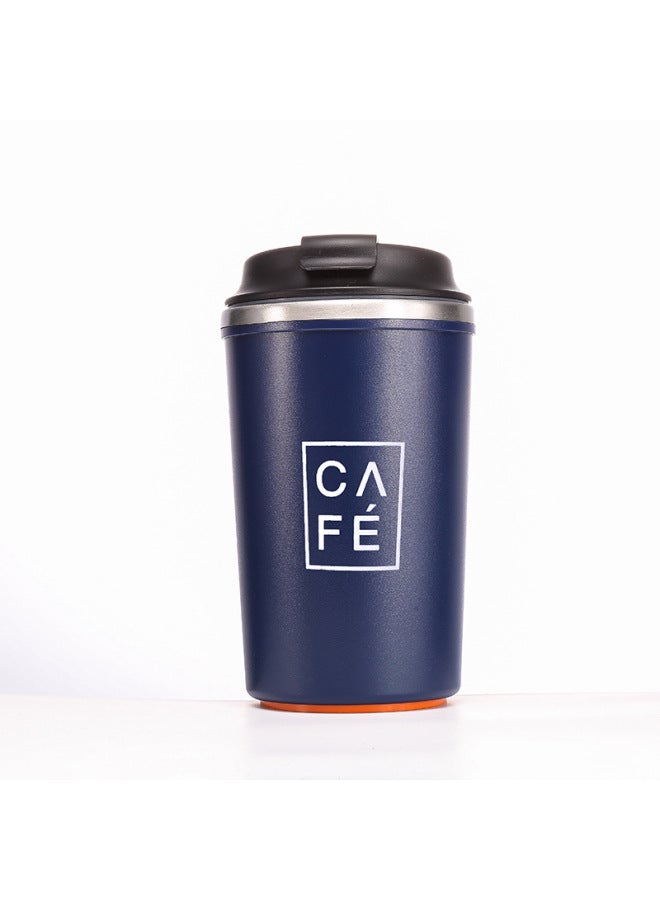 Personalized Water Cup Stainless Steel Liner Push Cup Long And Short Milk Tea Magic Cup Wholesale-Color:Romantic Powder-Capacity:500  - Image 2