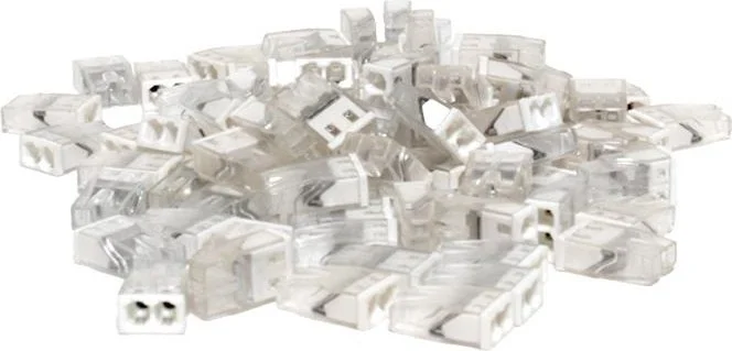 Eurowest EW-2.5-2 2-PIECE PLUG-IN WHITE JUNCTION BOX TERMINAL (200 Pcs)