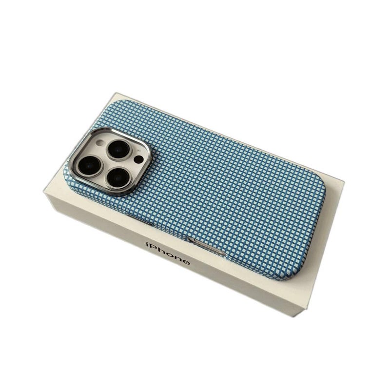 غطاء MagSafe بPC لـ iPhone 17 / 17 Air / 17 Pro / 17 Pro Max مع حماية من السقوط ومغناطيس قوي مع مقاوم للصدمات مع تغطية كاملة مع ملمس ناعم باللون أزرق مغناطيسي - ModaStar - Image 1