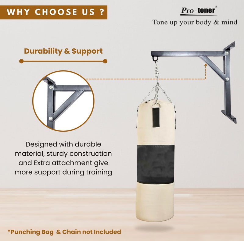 Protoner Metal Boxing Bag Hanger with Chain, Supports Upto 60 kg - Image 5