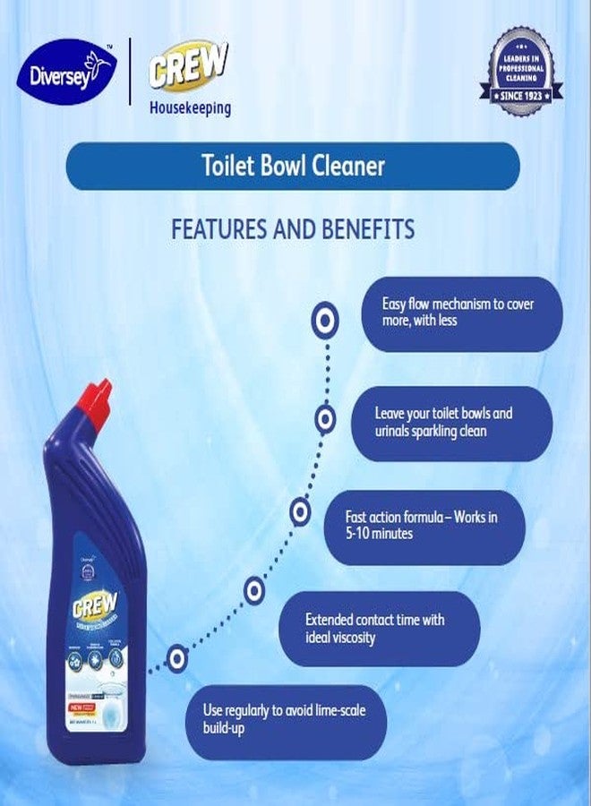 CREW Diversey Crew Crew Toilet Bowl Cleaner 1 Ltr - Image 3