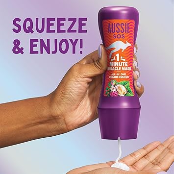 Aussie قناع إصلاح إنقاذ المعجزة الأسترالي 250 مل لتغذية الشعر الجاف التالف بعمق - Image 5