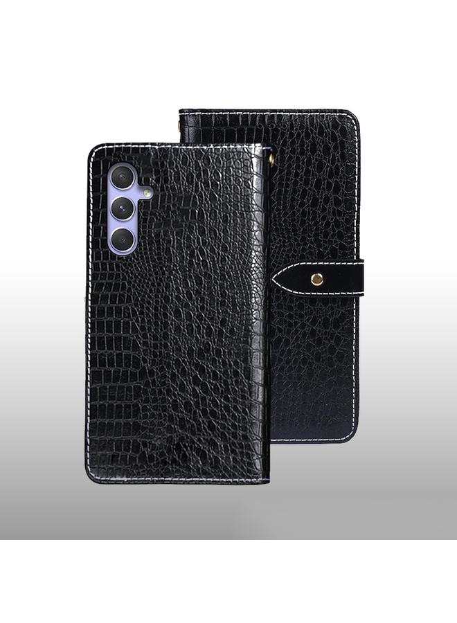 Case For Samsung Galaxy A55 5G Crocodile Texture Leather Phone Case