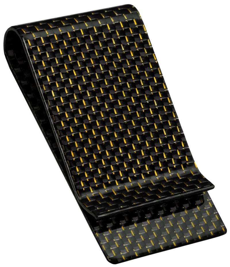 SERMAN BRANDS Carbon Fiber Money Clip for Men – Slim RFID Money Clip Wallet, Minimalist Front Pocket EDC Wallet Cash Holder & Credit Card Holder -100% Real Carbon Fiber Wallet - Image 1