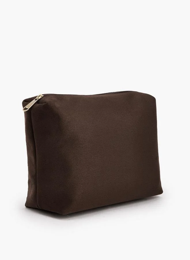 Paprika BROWN Quilted Suede Tote Bag With Pouch for Women | Best Price UAE