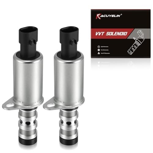 KacuYelin 918006 Engine Variable Valve Timing VVT Solenoid Oil Control Valve Solenoid Compatible with Chevy Cruze Sonic Trax Cruze Limited Aveo Aveo5 G3 Astra 2008-2020 55567050,6235597 2PCS - Image 1