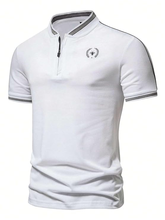 Lymio Polo T Shirt for Men || Men Casual T-Shirt || Polo Available in Combo Pack of 2 (Polo-31-33-White-SkyBlue-2XL) - Image 5