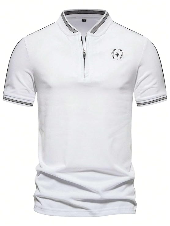 Lymio Polo T Shirt for Men || Men Casual T-Shirt || Polo Available in Combo Pack of 2 (Polo-31-33-White-SkyBlue-2XL) - Image 3
