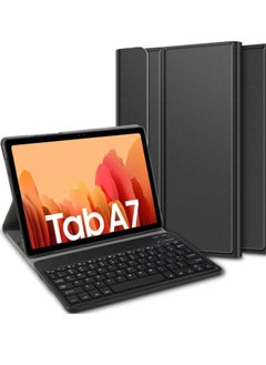 Keyboard Case for Galaxy Tab A7 2020,(QWERTY Layout), Slim Folio Smart Stand Case Cover with Removable Magnetic Wireless Keyboard for Samsung Galaxy Tab A7 10.4 (2020) M-T500,SM-T505