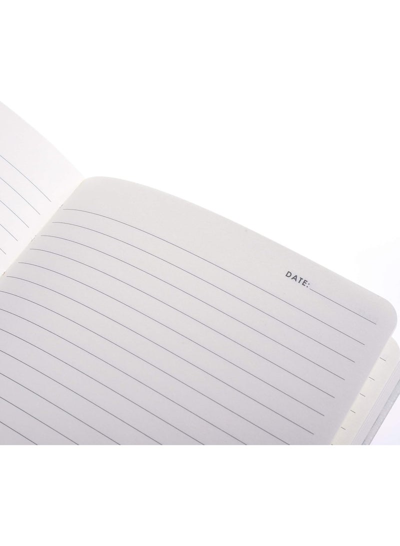 Graphique Vegan Leather Spiral Journal, Flower Power â€“ 6â€ x 8", 192 Lined Pages, Embellished in Gold Foil on the Cover â€“ Perfect for Taking Notes, Lists and More - Image 3