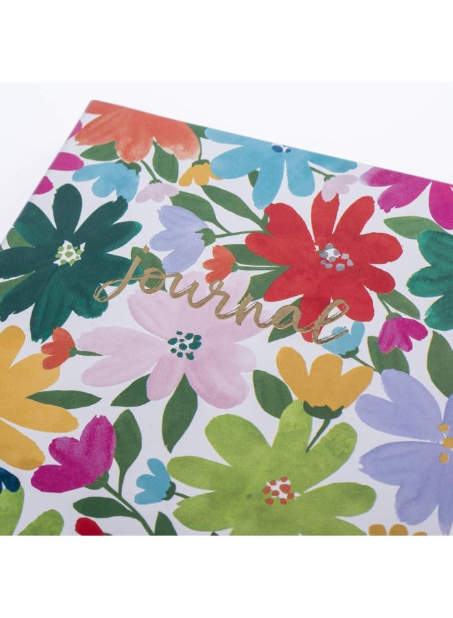 Graphique Vegan Leather Spiral Journal, Flower Power â€“ 6â€ x 8", 192 Lined Pages, Embellished in Gold Foil on the Cover â€“ Perfect for Taking Notes, Lists and More - Image 2