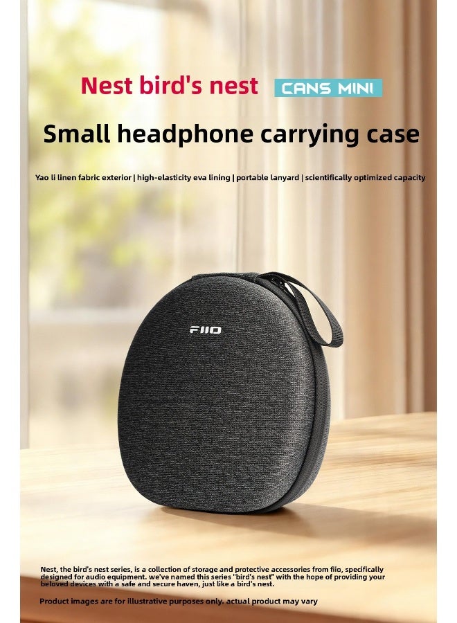 FiiO Nest Cans Mini Protective Carrying Bag for Bluetooth Gaming Headset - Image 2