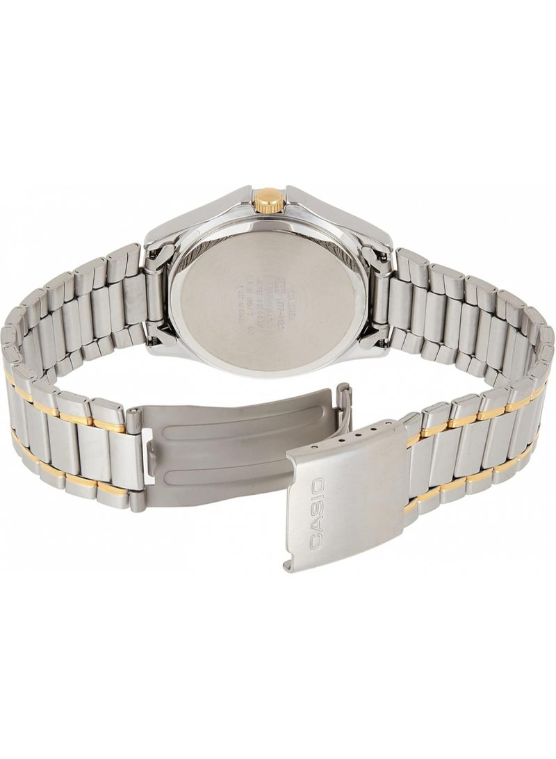Casio MTP-1183G-7ADF Men's, Silver Gold Dial, Silver Gold Band - Image 2