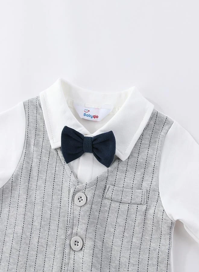 babyqlo Sophisticated Gentleman Romper for Baby Boys
