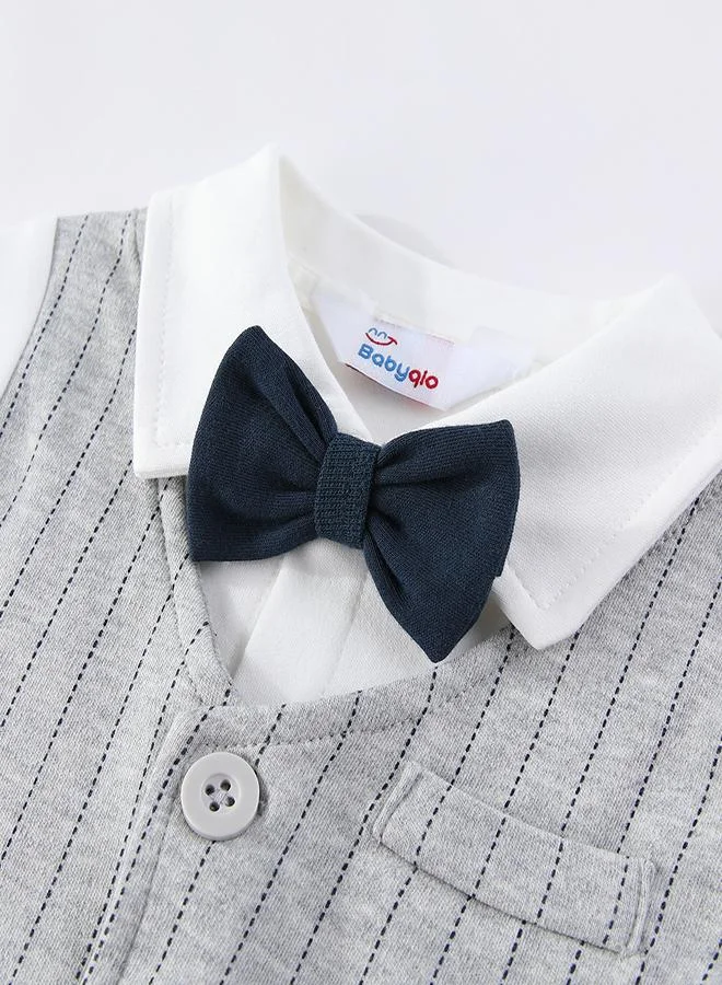 babyqlo Sophisticated Gentleman Romper for Baby Boys