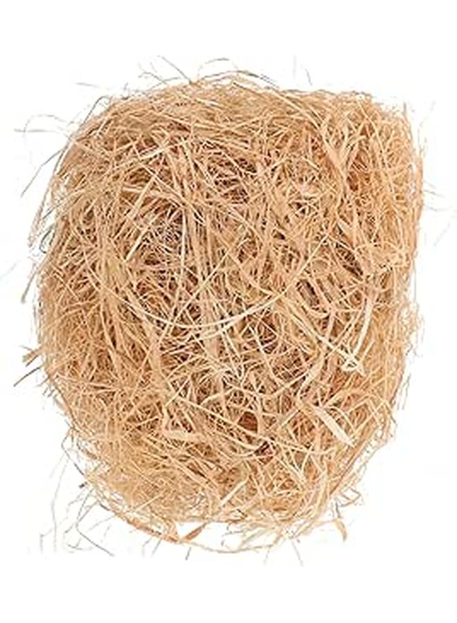 Brown Shredded Paper Bird Nesting Material for Easter Decorations Crafts and Cage Bedding - Image 1