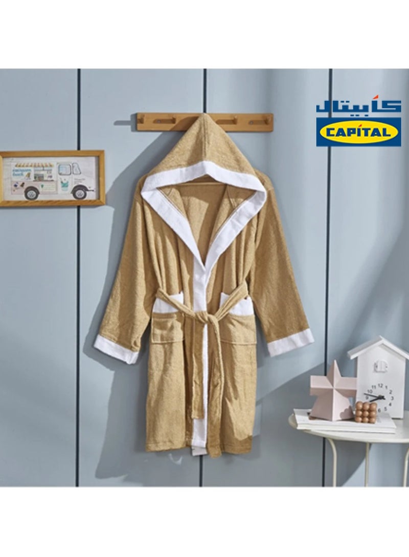 روب اطفال 3-12سنة - بيج