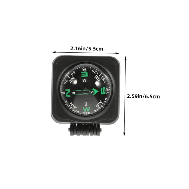 3 قطع بوصلة كرة قابلة للتعديل لسيارة لوحة القيادة عالية الدقة للملاحة للسيارة القارب الدراجة النارية - Image 3