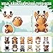 Jiytivity 38 Pcs Safari Jungle Party Favors Include 12 Foldable Paper Boxes 12 Forest Mini Stuffed Animals 12 Adoption Cards 1 Adoption Signs 1 Fence for Jungle Party Supplies Adopt a Jungle Animal Favors - Image 4
