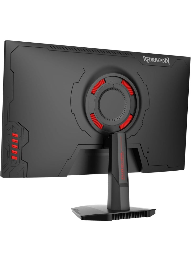 Redragon Gaming Monitor 27 inch, 200Hz Refresh Rate with QHD Resolution 2560 x1440, IPS Panel, 1ms Response Time with motion blur - Black - Image 3