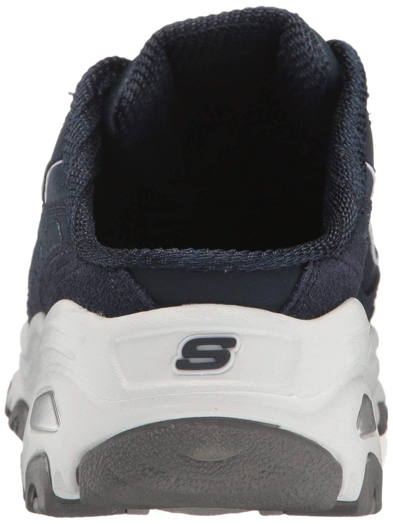 Skechers Women's D'Lites - Resilient Mule Slip-On Sneaker, Navy/White, 7.5 W US - Image 4