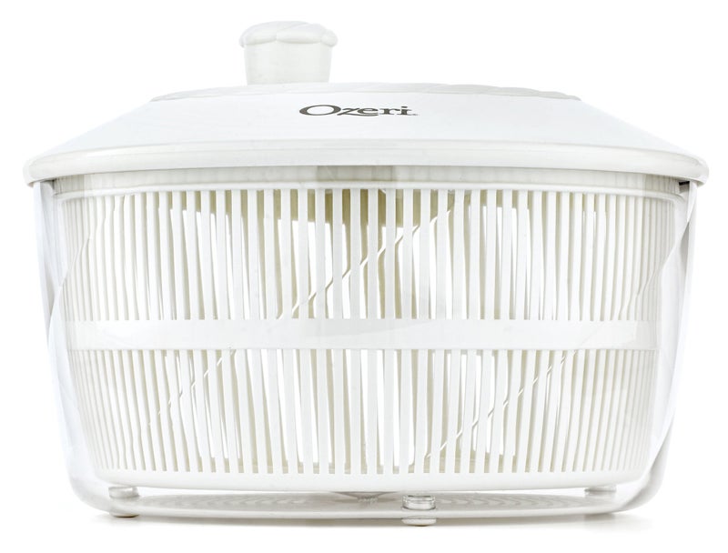 Ozeri Italian Made Fresca Salad Spinner and Serving Bowl, BPA-Free,White, 4.4 qt - Image 4