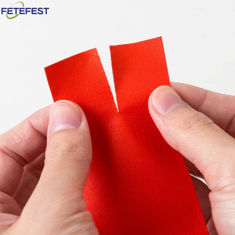 Fetefest Gaffers Tape Red 4 Rolls Pack in Bulk Heavy Duty, 2" x30Yards Each, Professional Grade Gaffer Tape, Non-Reflective No Residue Hand Tear Self-Adhesive (Red, 4 Rolls) - Image 2
