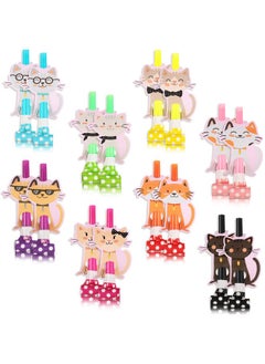 Hotop 48 Pcs Cat Birthday Party Supplies Cat Party Blower Kitty Blowouts Dollhouse Cat Noise Makers Blowouts For Cat Birthday Baby Shower Party Favor Decorations  - Image 2