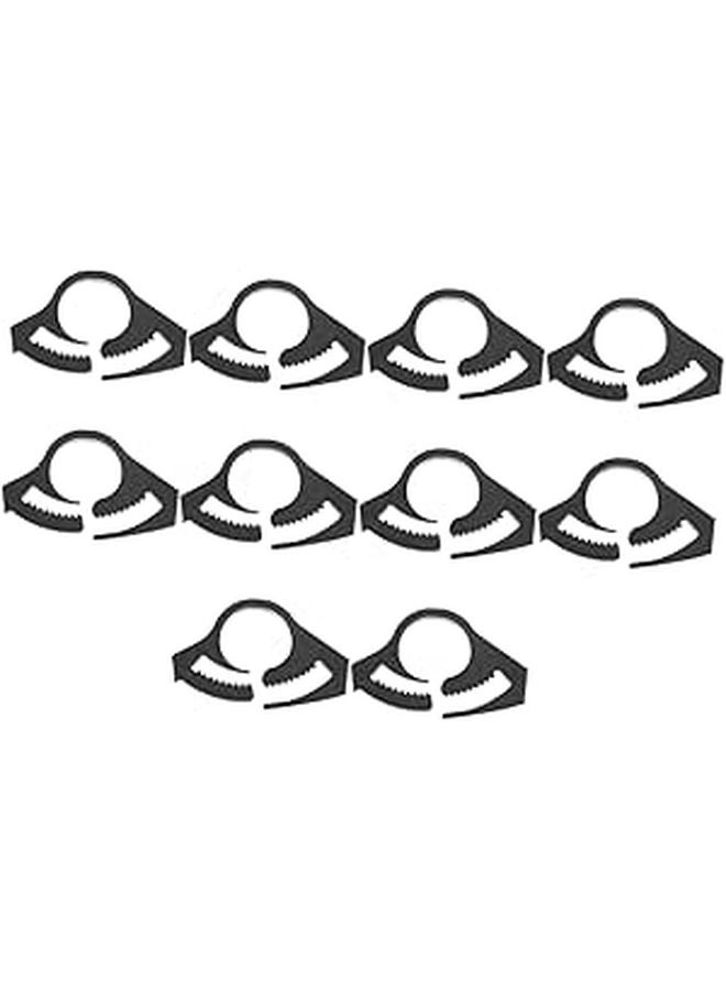 10Pcs Heavy Duty Nylon Ratcheting Hose Clamps Double Locked for Secure Cable Management Waterproof Easy to Install - Image 1