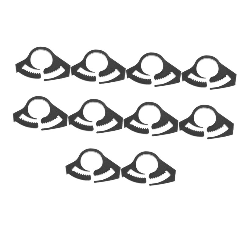 10Pcs Heavy Duty Nylon Ratcheting Hose Clamps Double Locked for Secure Cable Management Waterproof Easy to Install - Image 2