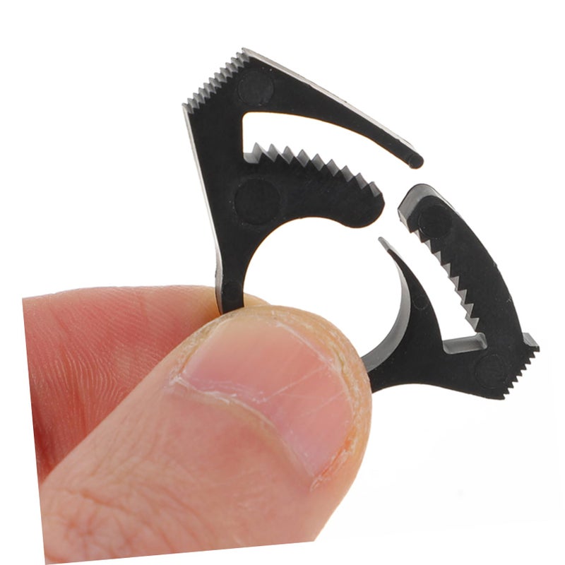 10Pcs Heavy Duty Nylon Ratcheting Hose Clamps Double Locked for Secure Cable Management Waterproof Easy to Install - Image 3