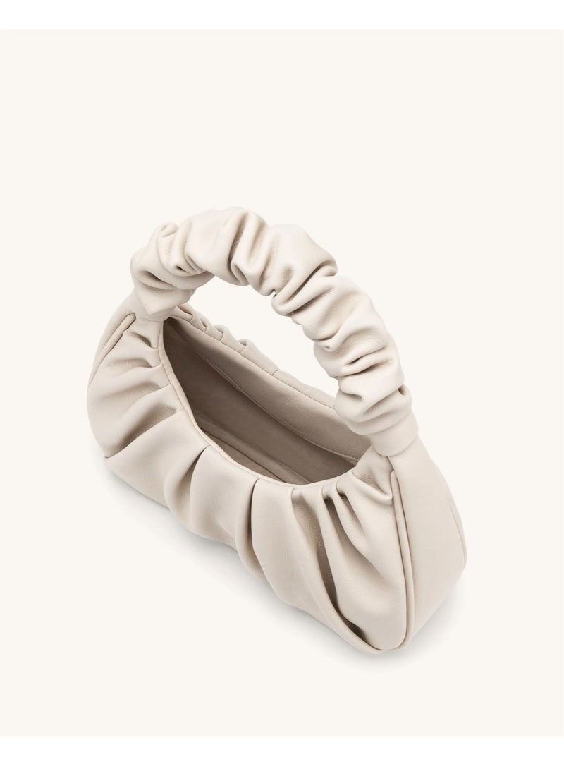 JW PEI cloud bag pleated handbag （Ivory white）light beige/cream  - Image 3