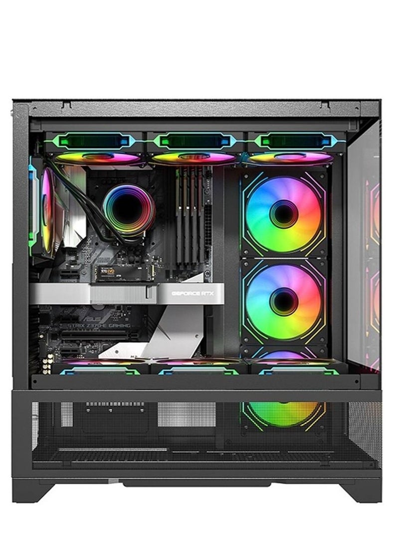 NANOTECH Goliath Gaming PC, Intel Core i5-13400F, Nvidia RTX 4060 8GB, DDR4 32GB 3600MHz, 2TB NVME M.2 SSD, 3 Fan AIO Liquid Cooler, 750Watts PSU, Windows 11 Pro | Wi-Fi  - Image 3