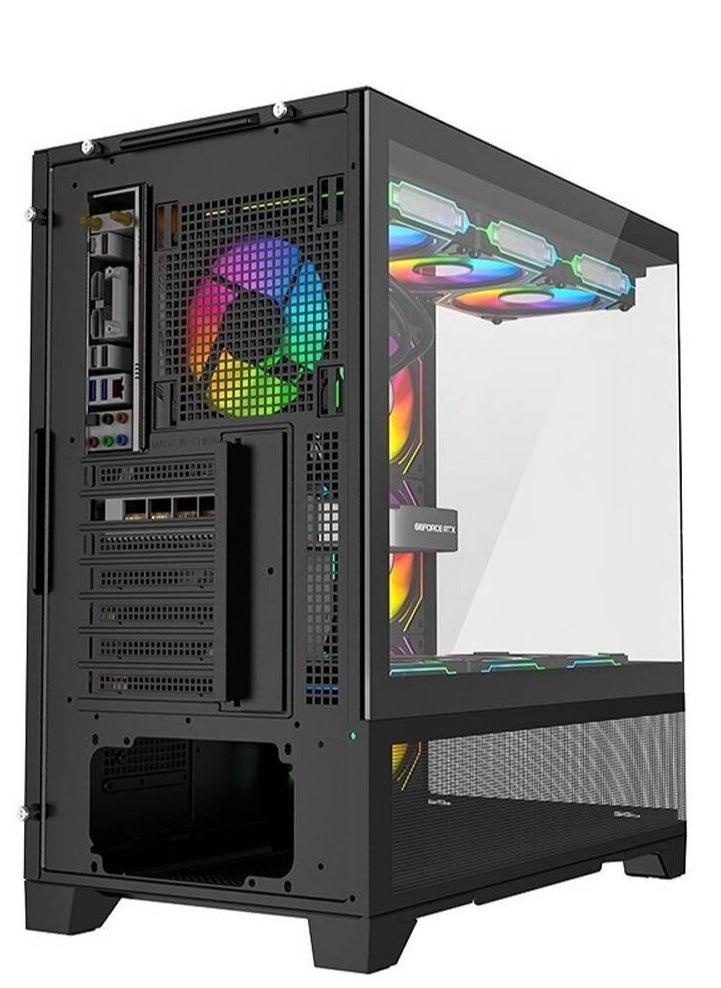 NANOTECH - Goliath Gaming PC - Intel Core i5-13400F, DDR5 32GB (2*16) Ram, Nvidia GeForce RTX 5060 8GB GDDR7 Graphics Card, 2TB NVME M.2 SSD, 3 Fan AIO Liquid Cooler, 750W Power Supply, Windows 11 Pro | Wi-Fi - Image 1