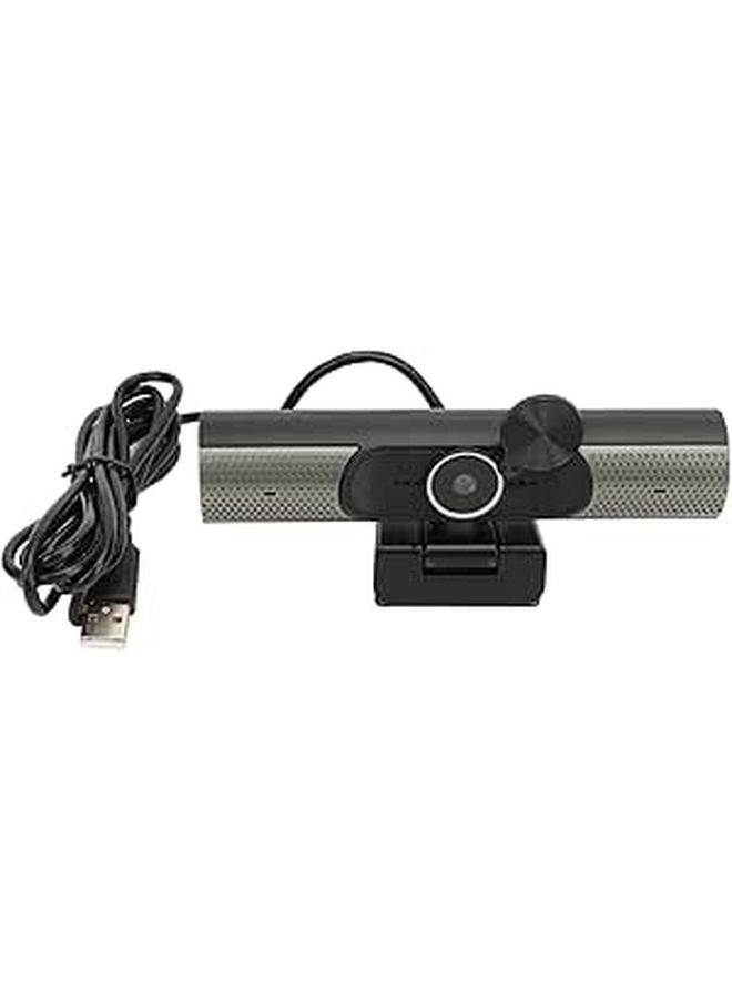 2K USB Webcam with Auto Focus Wide Angle 90 Degree Dual Microphone for Streaming Conferencing - Image 1