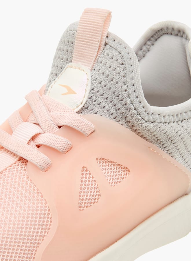 Dash Girls Panelled Slip-On Sports Shoes with Pull Tabs  - Image 4