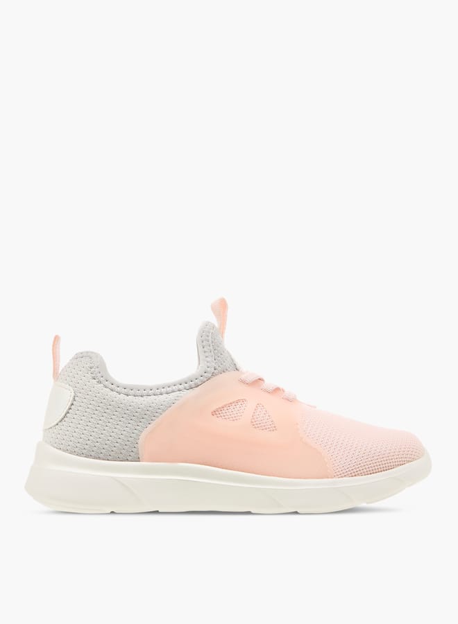 Dash Girls Panelled Slip-On Sports Shoes with Pull Tabs  - Image 3
