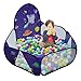 LOJETON Kids Ball Pit Pop Up 3Children Play Tent Toddler Ball Pool Baby Crawl Playpen with Basketball Hoop Portable Toys for Girls Boys 4 ft 120 cm Balls Not Included Spaceship - Image 3