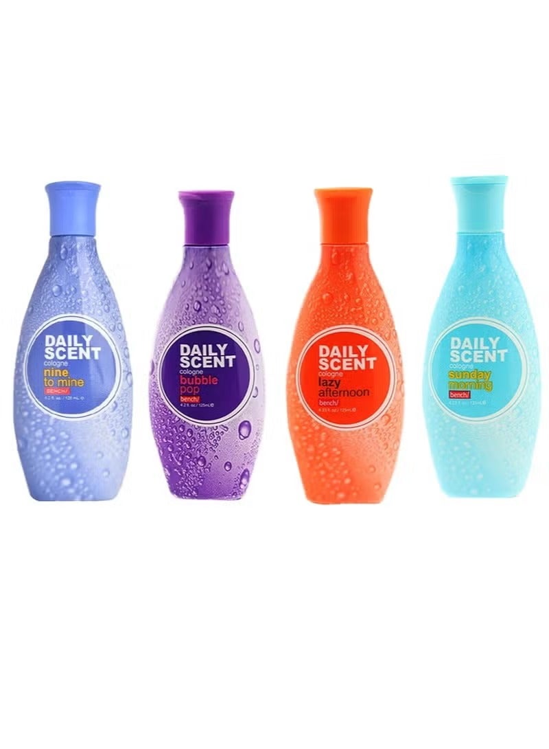بينش دايلي سنت بنش معطر الجسم اليومي كولونيا عبوة مكونة من 8 قطع متعدد الألوان 125 مل - Image 4