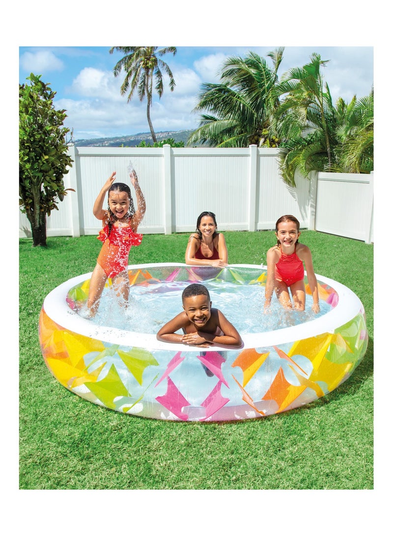 INTEX Pinwheel Inflatable Pool 229x56cm - Image 1