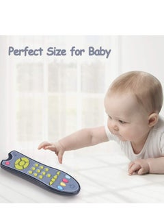 SYOSI Musical TV Remote Control Toy with Light and Sounds, Language Development Toy from Number 0-9 in English, French, Spainsh  - Image 4