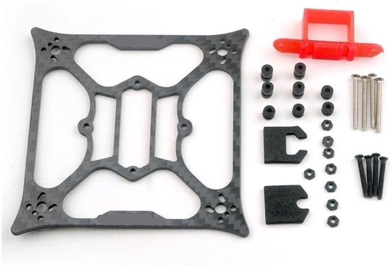 90mm Wheelbase 2.0mm Reinforced Carbon Bottom Plate For inch Propulsion System UAV Platform 4V-8V Power Alignment 1 Set - Image 1