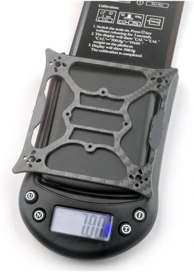90mm Wheelbase 2.0mm Reinforced Carbon Bottom Plate For inch Propulsion System UAV Platform 4V-8V Power Alignment 1 Set - Image 4