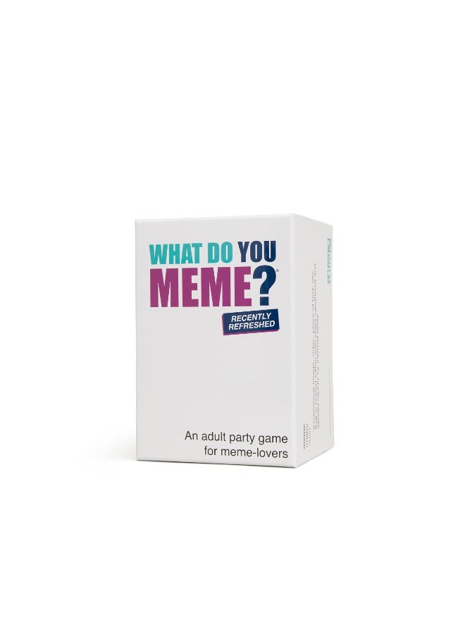 WHAT DO YOU MEME? What Do You Meme Adult Party Game 11.43x11.18x16.51cm - Image 1