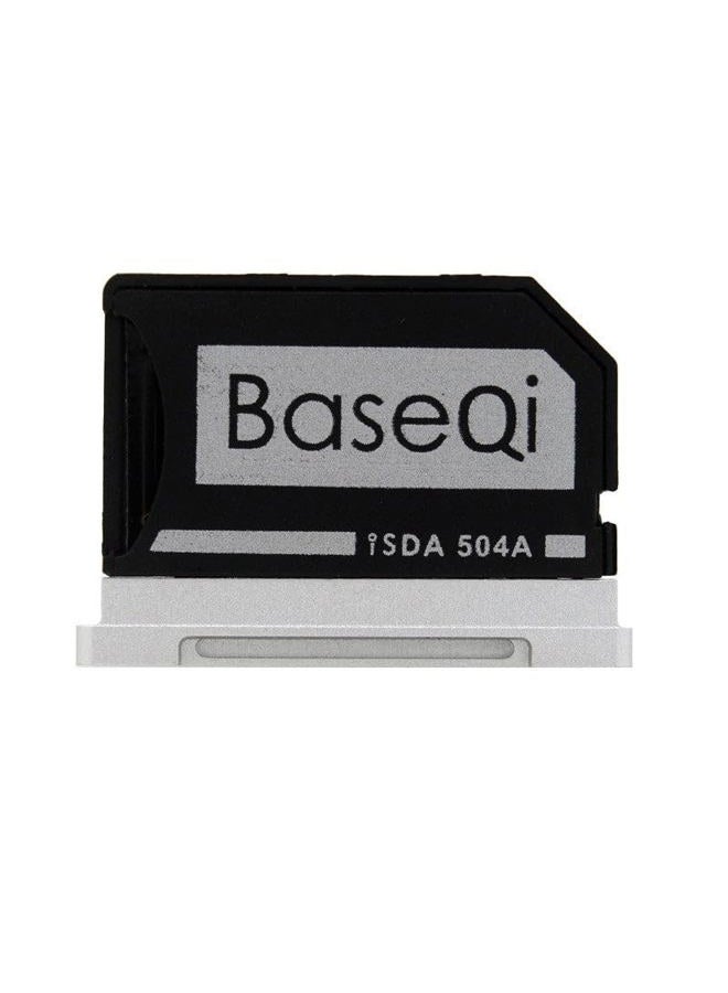 BASEQI FBA_iSDA504ASV aluminum microSD Adapter works with MacBook Pro 15" Retina (Late 2013 onwards)