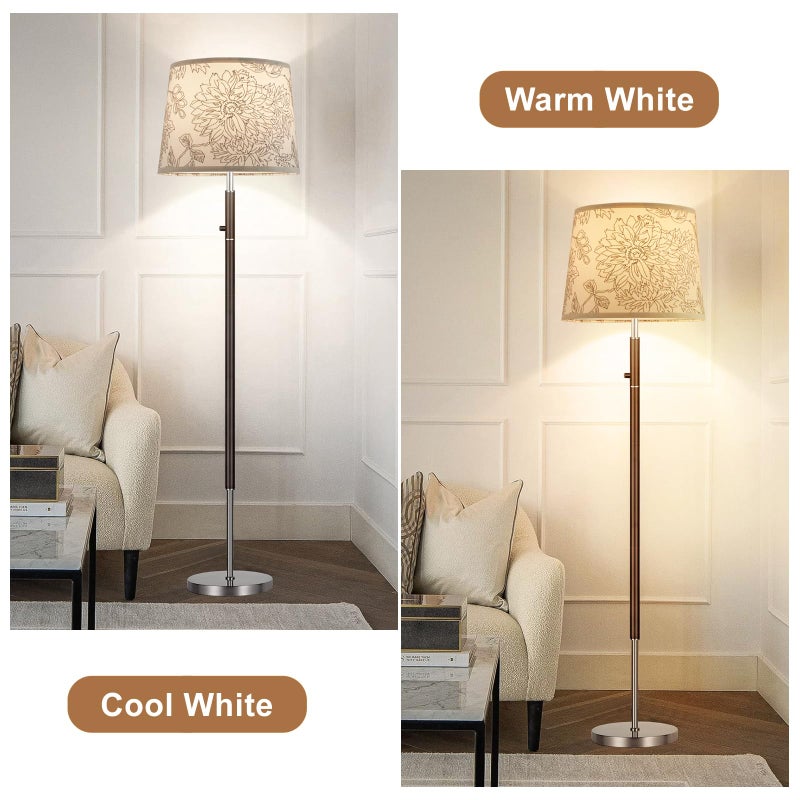 Luvkczc Drum Lampshades Set of 2, Fabric Lamp shade for Table Lamps Floor Lamps, 13" Top x 11" Bottom x 10" High, Natural Linen Hand Crafted, Lamp Shade Harp Holder Included - Image 4