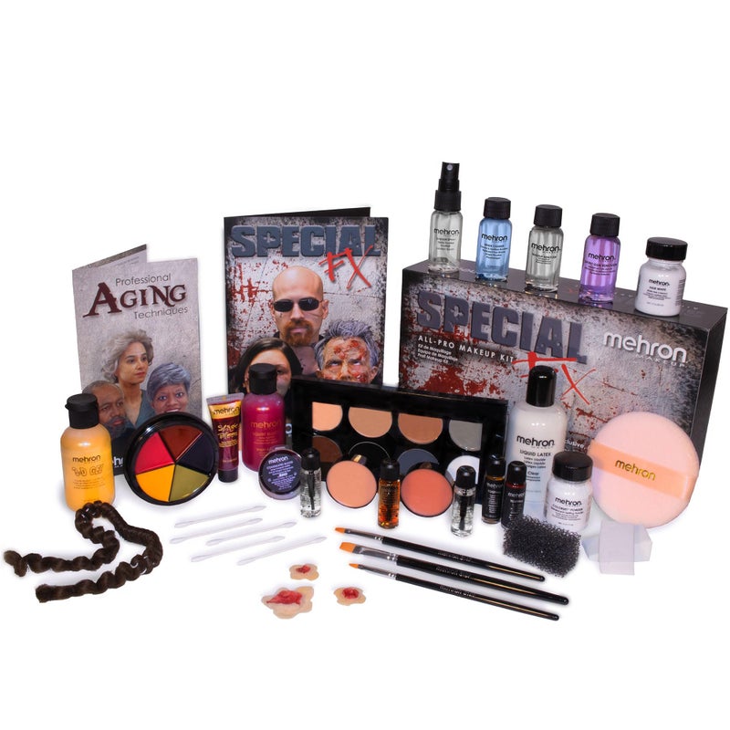 Mehron Makeup Special FX All-Pro Makeup Kit | Complete Professional Stage Kit | Special Effects for Theatre, Halloween, & Cosplay - Image 1